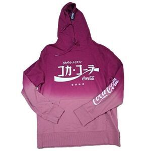 Coca Cola Women's Long Sleeve Multi Color Hombre Hoodie Sz Large